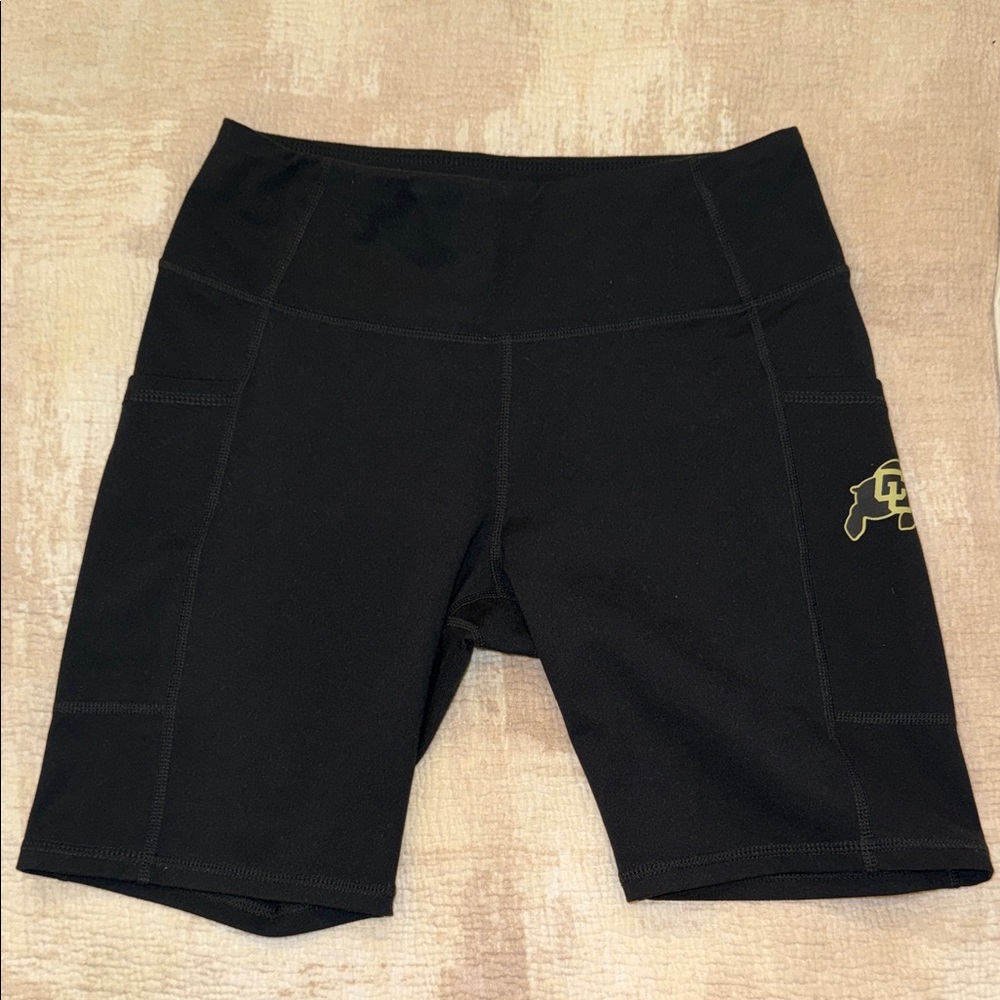 Colorado University Buffaloes Pocket Biker Shorts